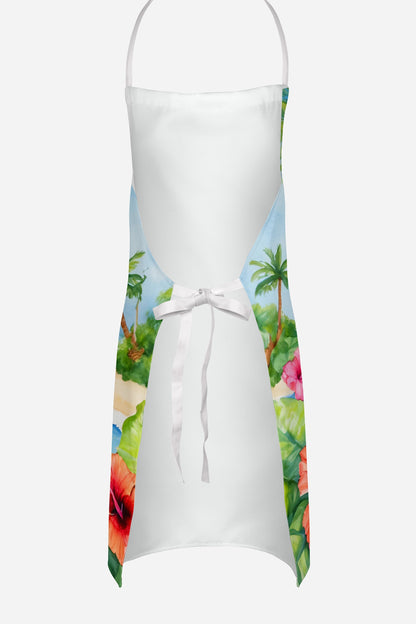 Curly-Coated Retriever Luau Apron - One Color / One Size - Home & Garden - Kitchen Dining & Bar - Table Decoration &