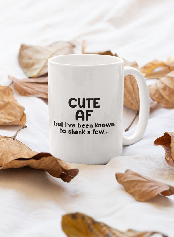 Cute AF Mug - One Color / One Size - Home & Garden - Kitchen Dining & Bar - Coffeeware