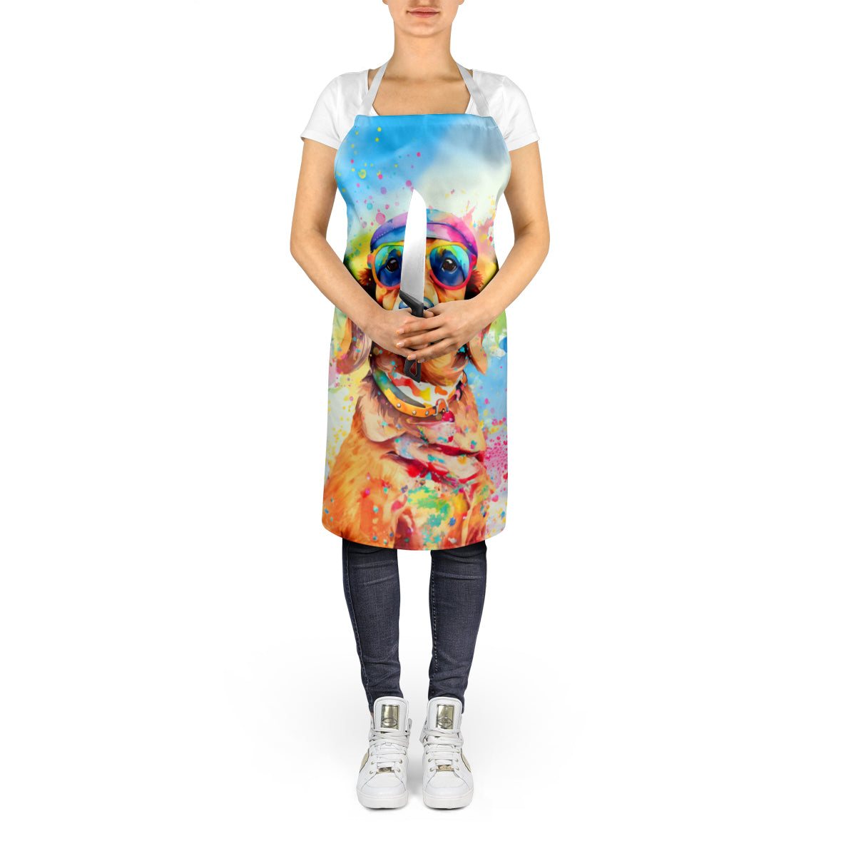Dachshund Hippie Dawg Apron - One Color / One Size - Home & Garden - Kitchen Dining & Bar - Table Decoration &