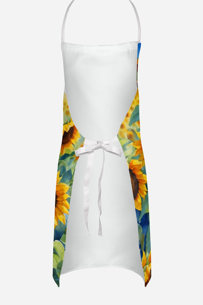Dachshund in Sunflowers Apron - One Color / One Size - Home & Garden - Kitchen Dining & Bar - Table Decoration &