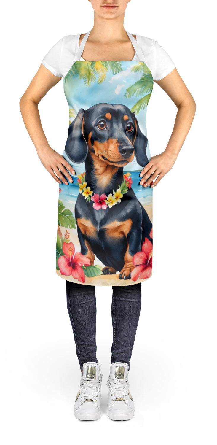 Dachshund Luau Apron - One Color / One Size - Home & Garden - Kitchen Dining & Bar - Table Decoration & Accessories