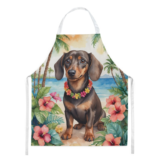 Dachshund Luau Apron - One Color / One Size - Home & Garden - Kitchen Dining & Bar - Table Decoration & Accessories