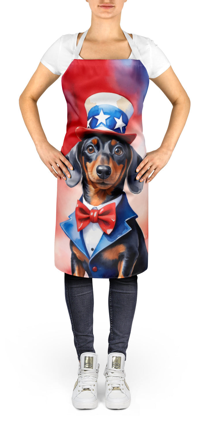 Dachshund Patriotic American Apron - One Color / One Size - Home & Garden - Kitchen Dining & Bar - Table Decoration &