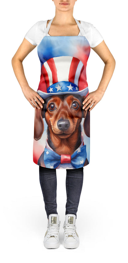 Dachshund Patriotic American Apron - One Color / One Size - Home & Garden - Kitchen Dining & Bar - Table Decoration &