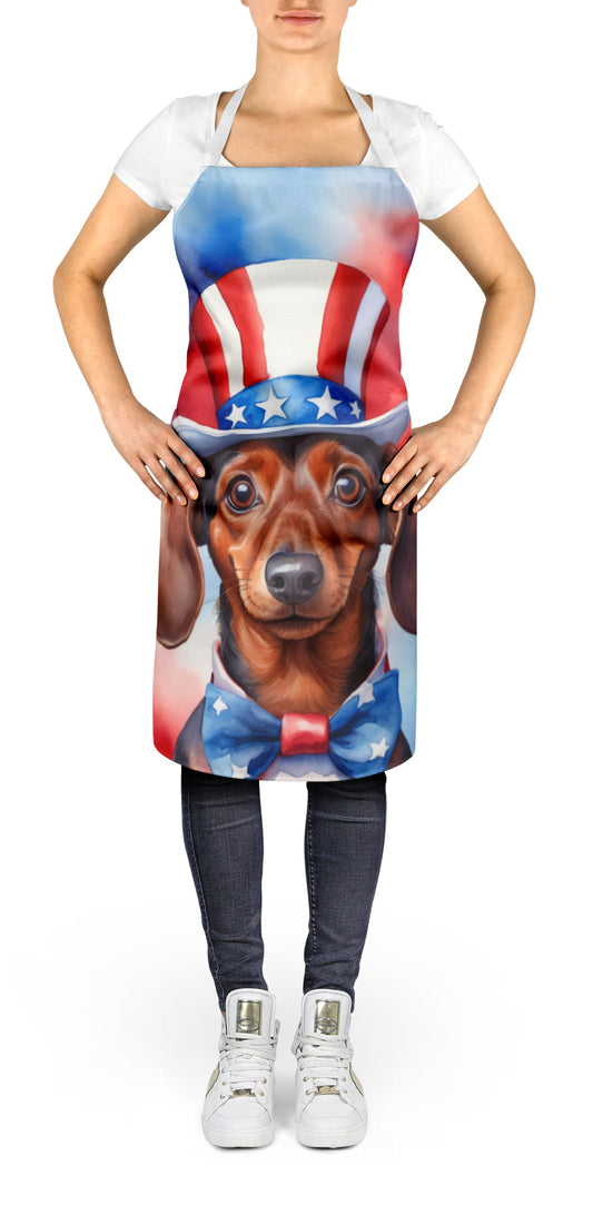 Dachshund Patriotic American Apron - One Color / One Size - Home & Garden - Kitchen Dining & Bar - Table Decoration &