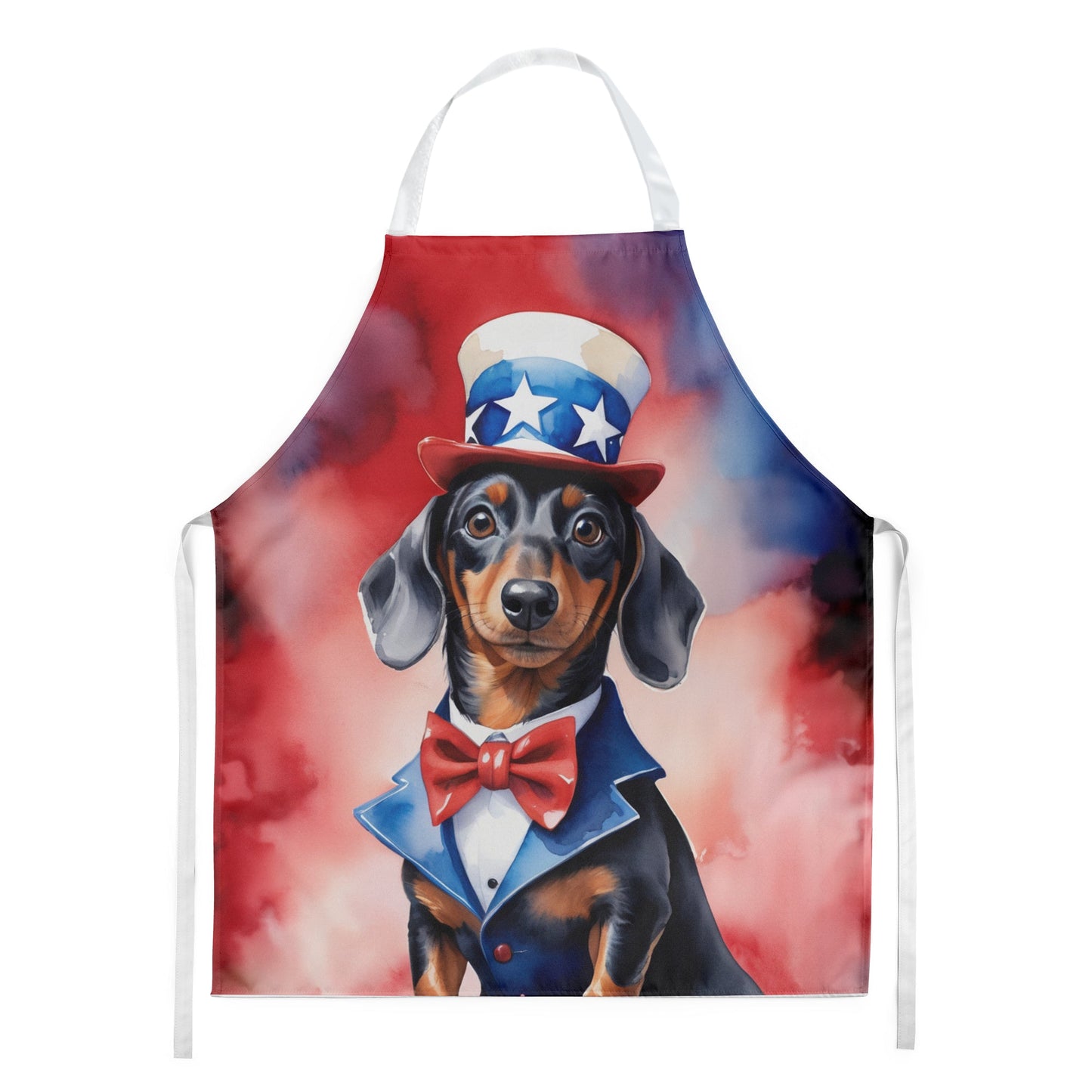 Dachshund Patriotic American Apron - One Color / One Size - Home & Garden - Kitchen Dining & Bar - Table Decoration &