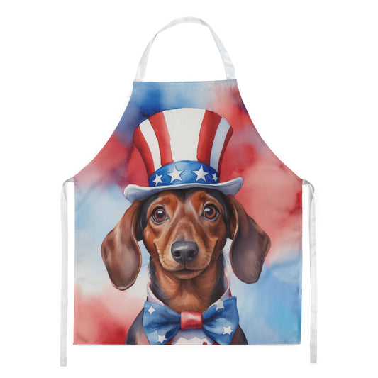 Dachshund Patriotic American Apron - One Color / One Size - Home & Garden - Kitchen Dining & Bar - Table Decoration &