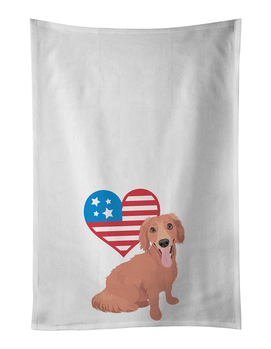 Dachshund Red #1 Patriotic Kitchen Towel Set of 2 - One Color / One Size - Home & Garden - Home Textile - Towels