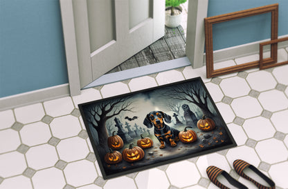 Dachshund Spooky Halloween Doormat - One Color / One Size - Home & Garden - Home Textile - Carpets & Rugs