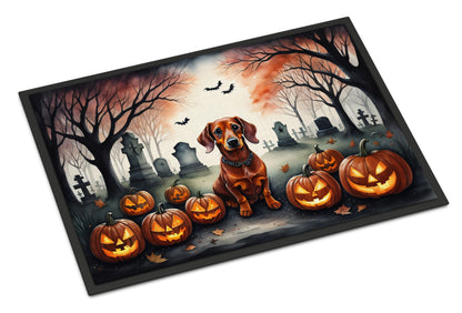 Dachshund Spooky Halloween Doormat - One Color / One Size - Home & Garden - Home Textile - Carpets & Rugs