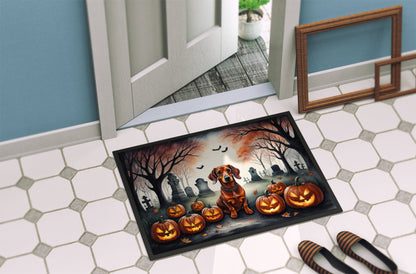 Dachshund Spooky Halloween Doormat - One Color / One Size - Home & Garden - Home Textile - Carpets & Rugs