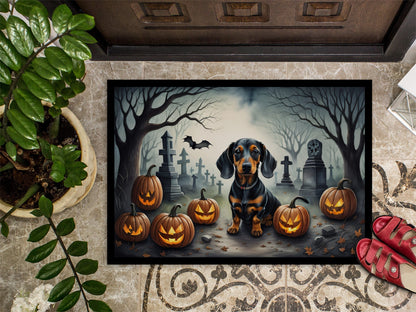 Dachshund Spooky Halloween Doormat - One Color / One Size - Home & Garden - Home Textile - Carpets & Rugs