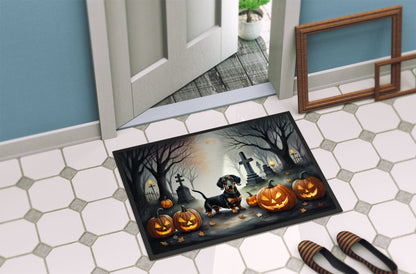 Dachshund Spooky Halloween Doormat - One Color / One Size - Home & Garden - Home Textile - Carpets & Rugs