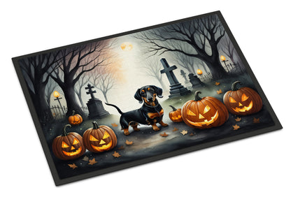 Dachshund Spooky Halloween Doormat - One Color / One Size - Home & Garden - Home Textile - Carpets & Rugs