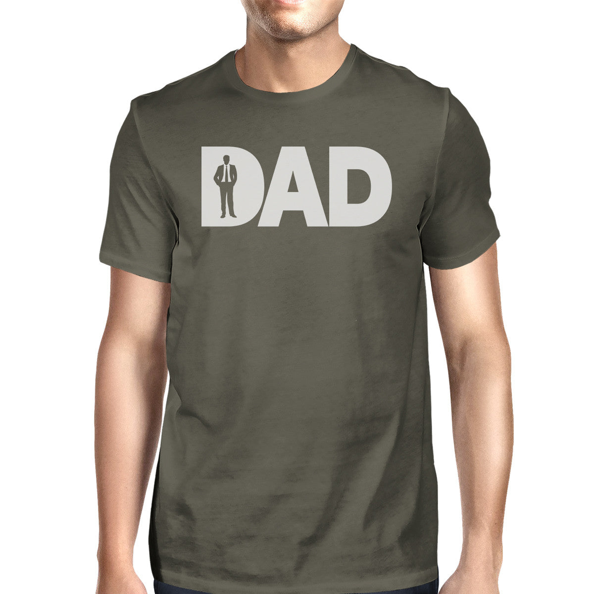 Dad Business Mens Dark Grey Graphic Top Funny Working Dad Design - Men’s Fashion - Men’s Clothing - Tops & Tees