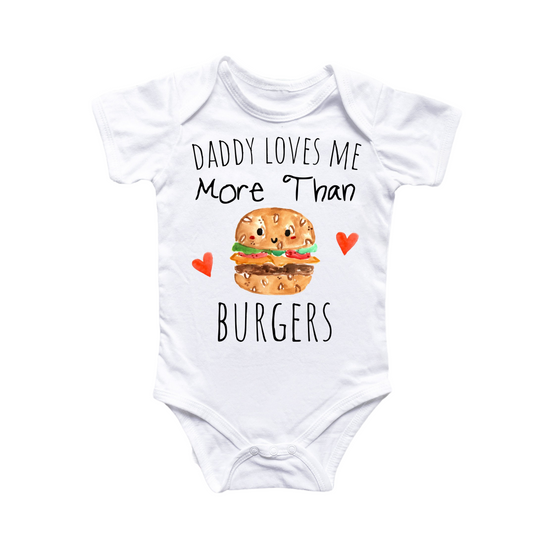 Daddy Bbq Burger - Baby Boy Girl Clothes Infant Bodysuit Funny Cute Newborn - Kids & Babies - Mother & Kids - Boys’