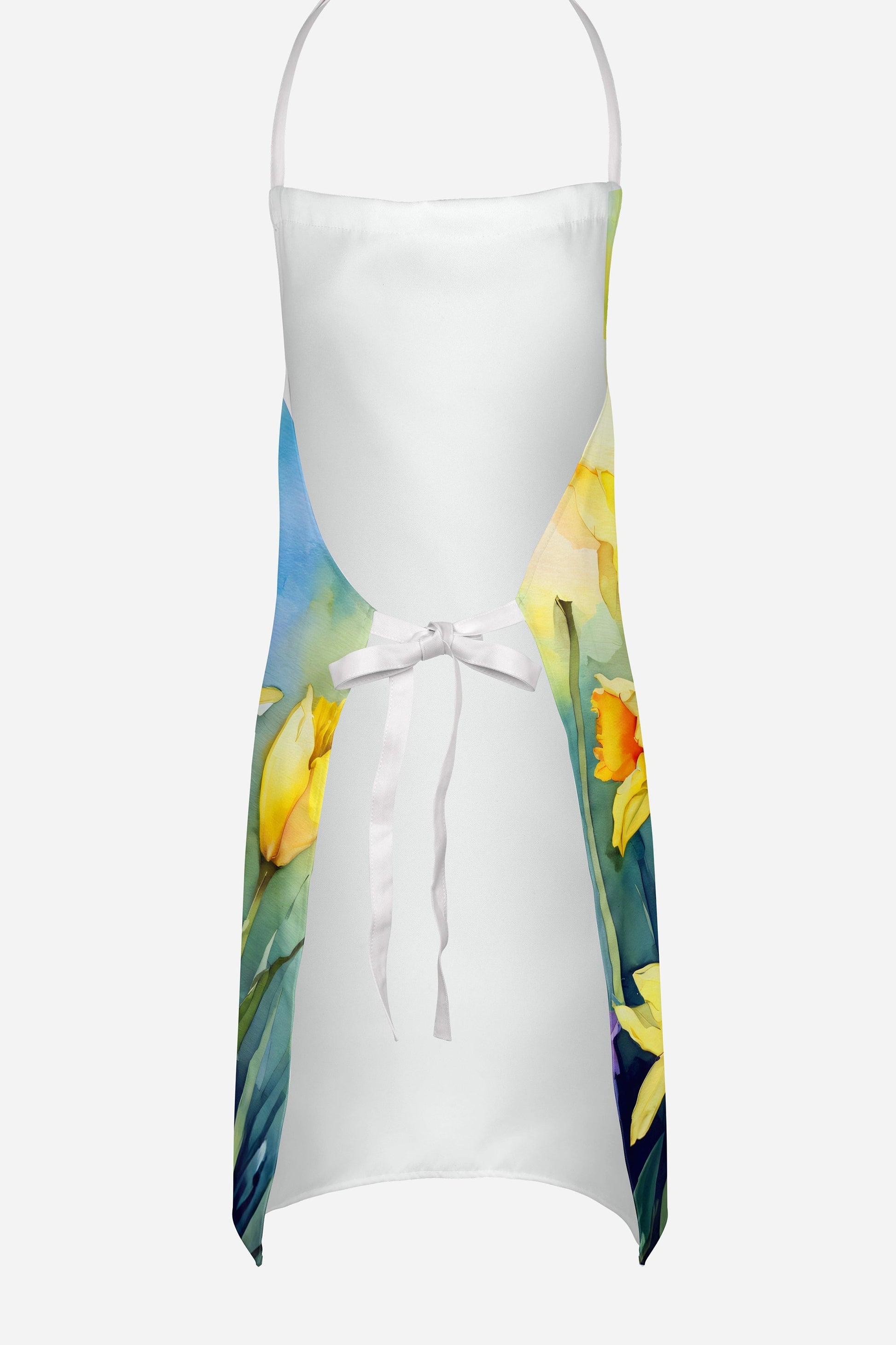 Daffodils in Watercolor Apron - One Color / One Size - Home & Garden - Kitchen Dining & Bar - Table Decoration &