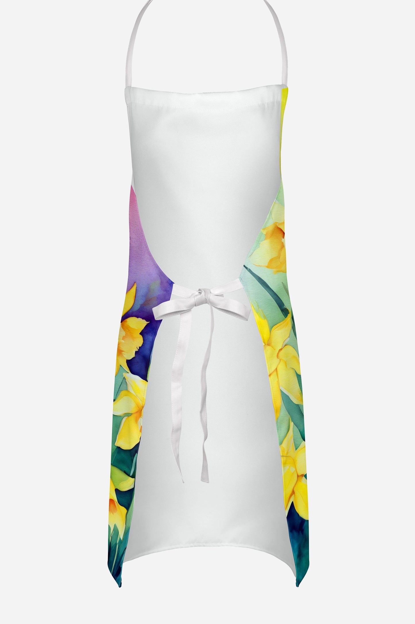 Daffodils in Watercolor Apron - One Color / One Size - Home & Garden - Kitchen Dining & Bar - Table Decoration &