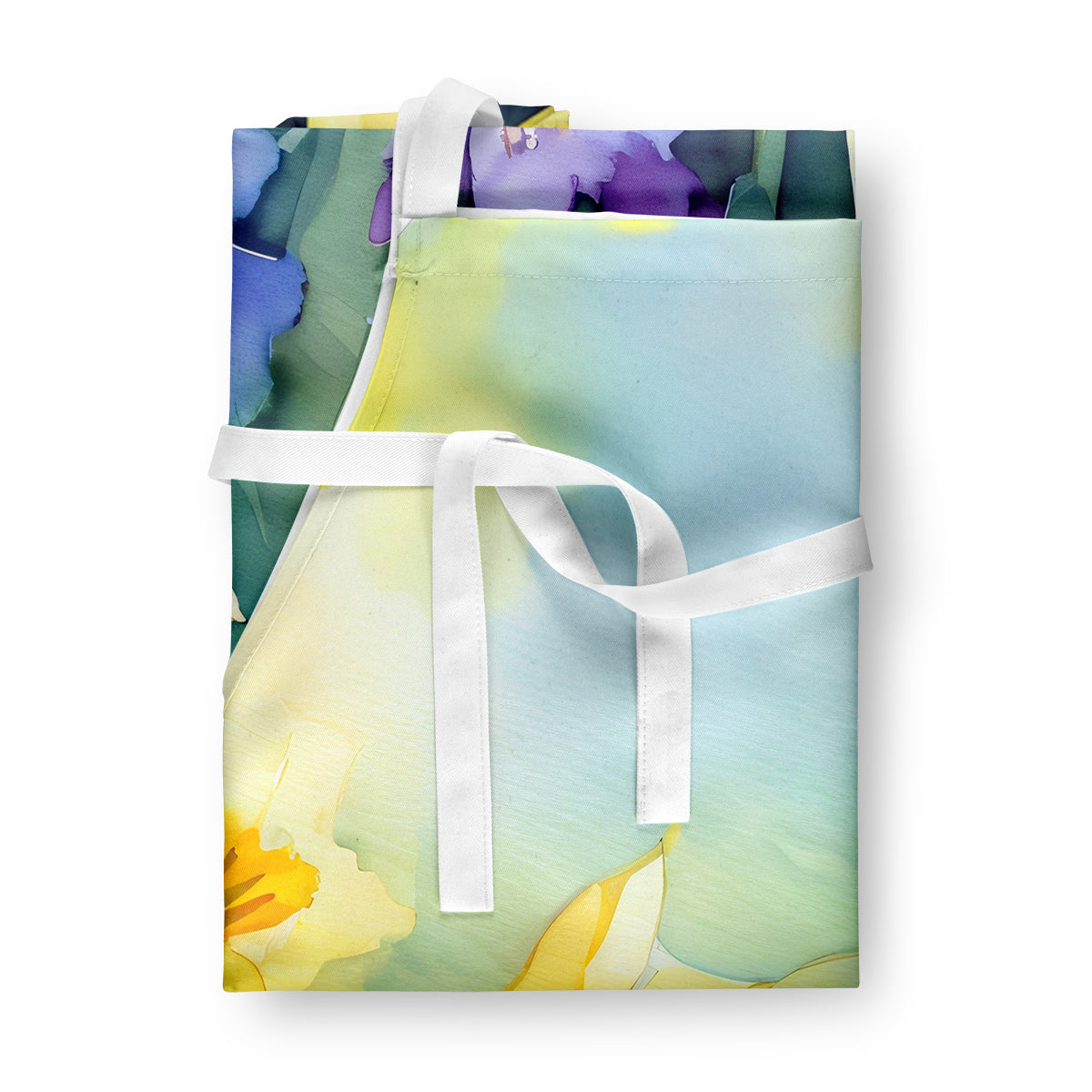 Daffodils in Watercolor Apron - One Color / One Size - Home & Garden - Kitchen Dining & Bar - Table Decoration &