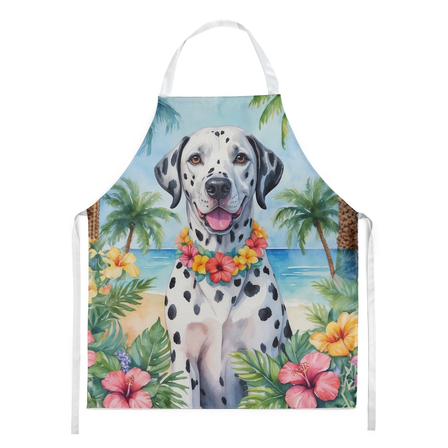 Dalmatian Luau Apron - One Color / One Size - Home & Garden - Kitchen Dining & Bar - Table Decoration & Accessories