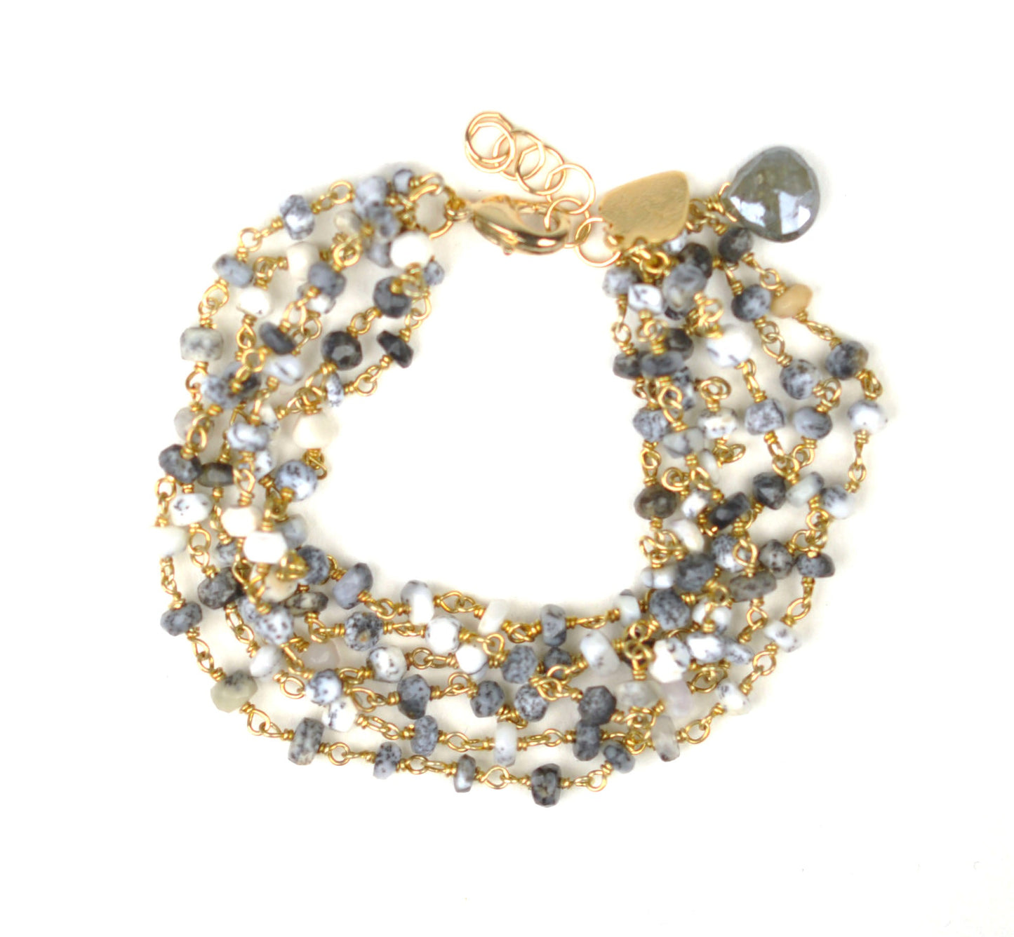 Dalmatian Opal Bracelet - One Color / One Size - Jewelry & Accessories - Bracelets & Bangles