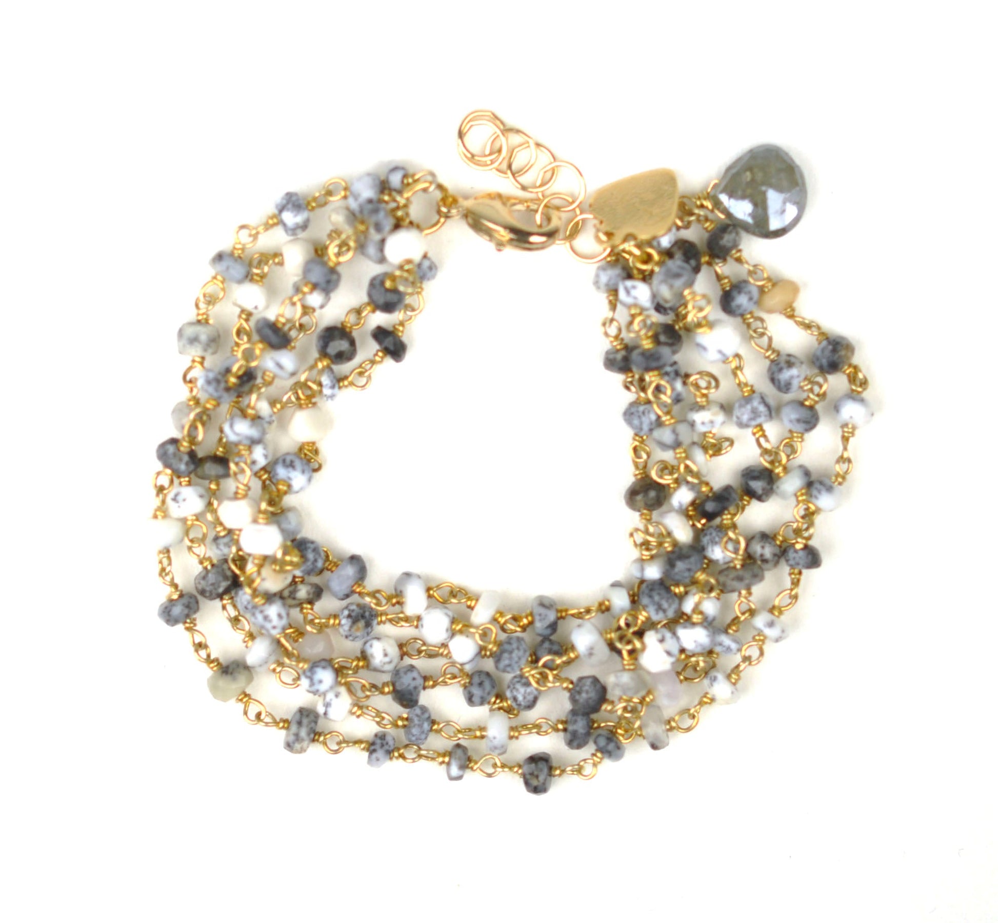 Dalmatian Opal Bracelet - One Color / One Size - Jewelry & Accessories - Bracelets & Bangles