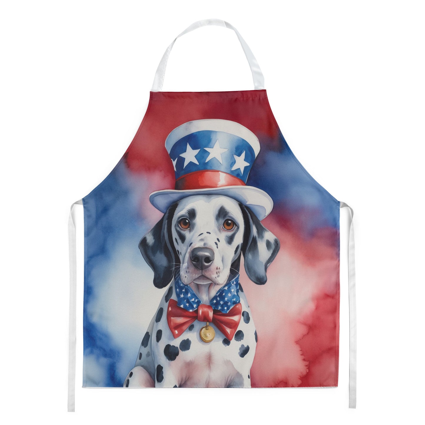 Dalmatian Patriotic American Apron - One Color / One Size - Home & Garden - Kitchen Dining & Bar - Table Decoration &