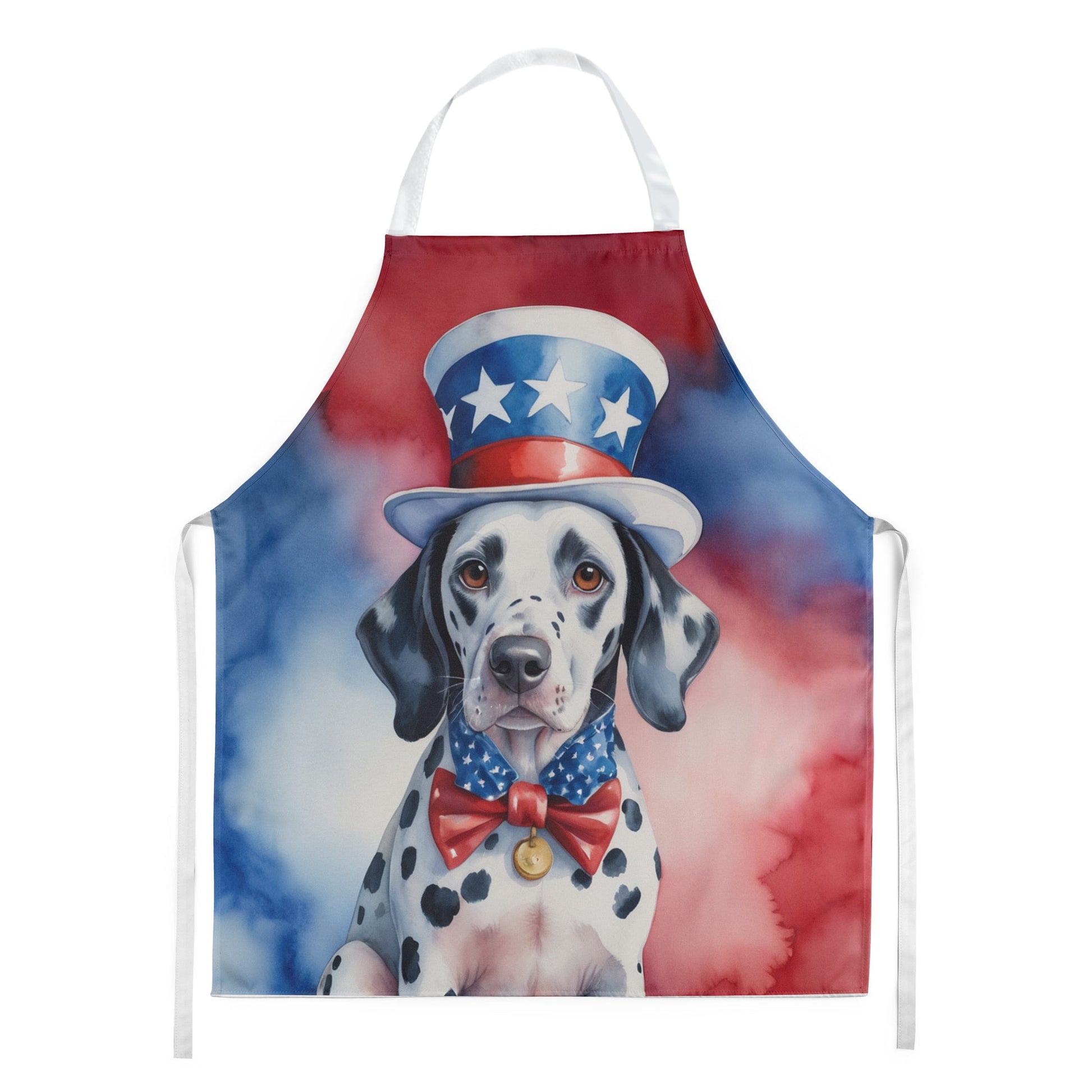 Dalmatian Patriotic American Apron - One Color / One Size - Home & Garden - Kitchen Dining & Bar - Table Decoration &
