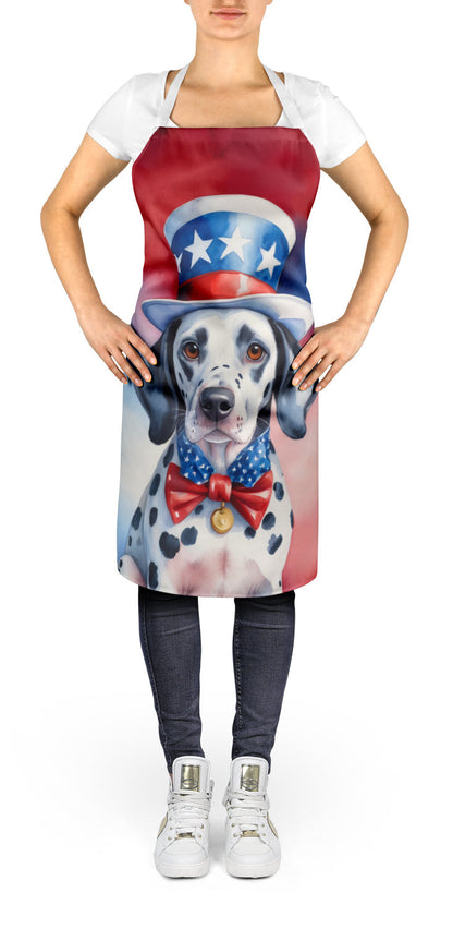 Dalmatian Patriotic American Apron - One Color / One Size - Home & Garden - Kitchen Dining & Bar - Table Decoration &