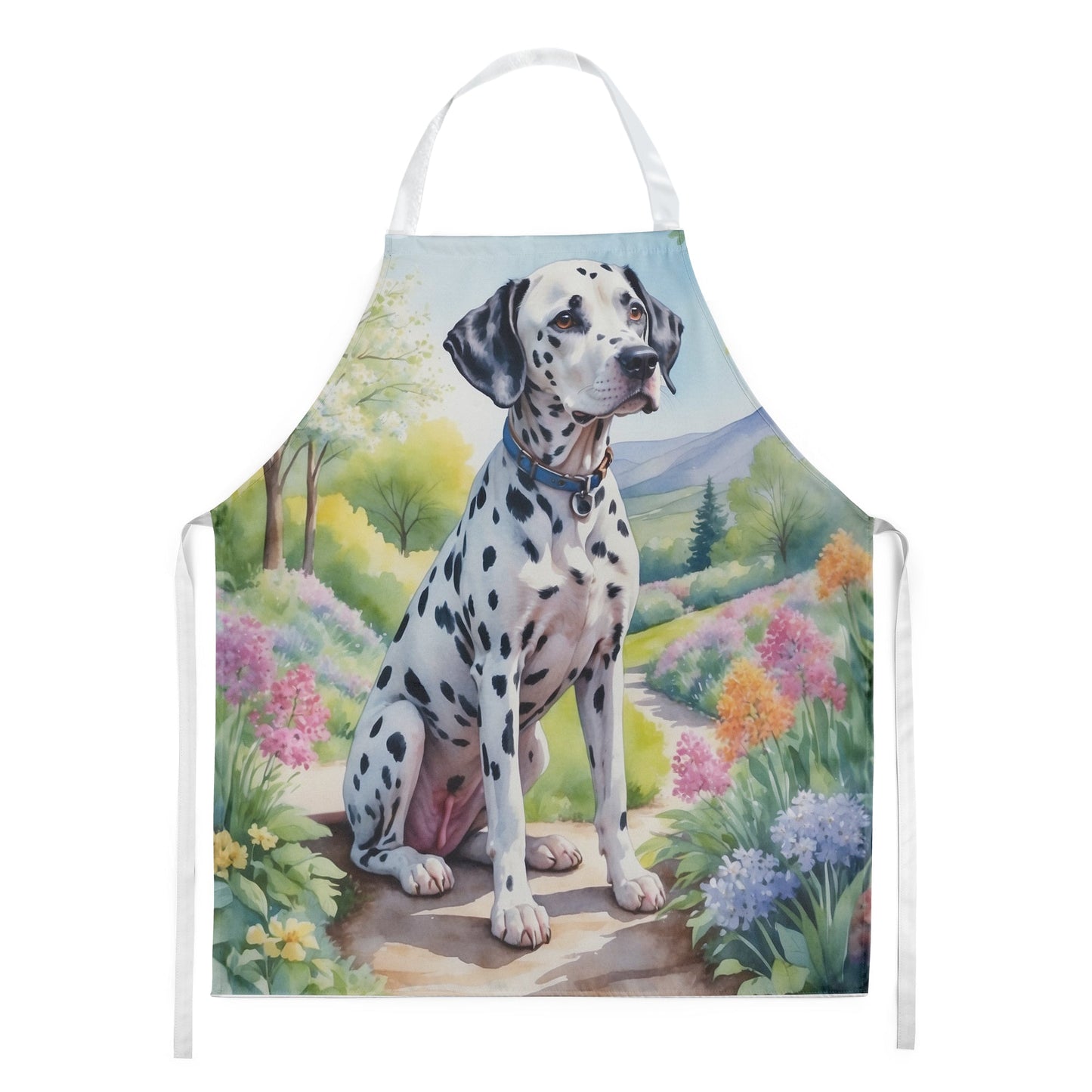 Dalmatian Spring Path Apron - One Color / One Size - Home & Garden - Kitchen Dining & Bar - Table Decoration &