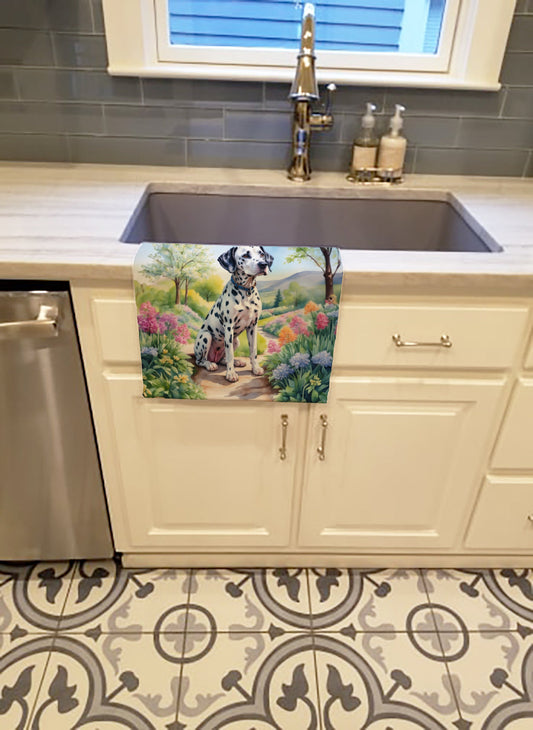 Dalmatian Spring Path Kitchen Towel - One Color / One Size - Home & Garden - Home Textile - Towels