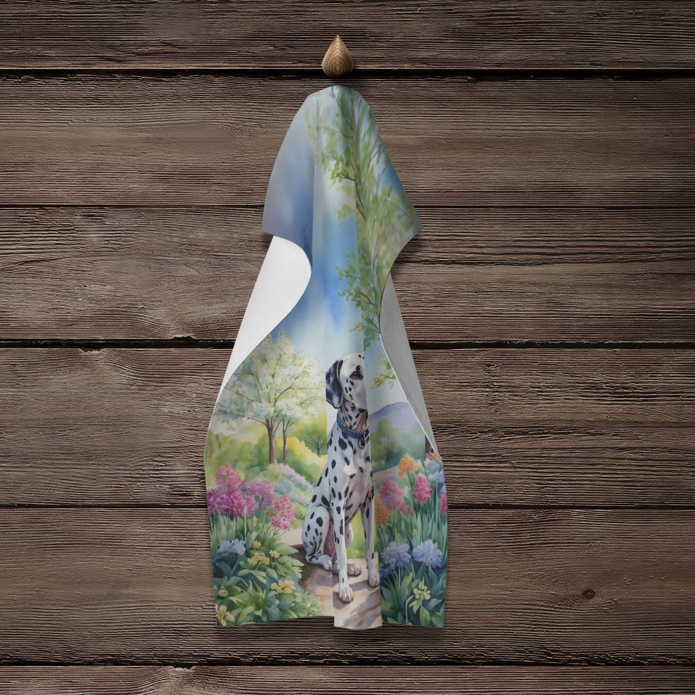Dalmatian Spring Path Kitchen Towel - One Color / One Size - Home & Garden - Home Textile - Towels