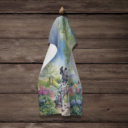 Dalmatian Spring Path Kitchen Towel - One Color / One Size - Home & Garden - Home Textile - Towels