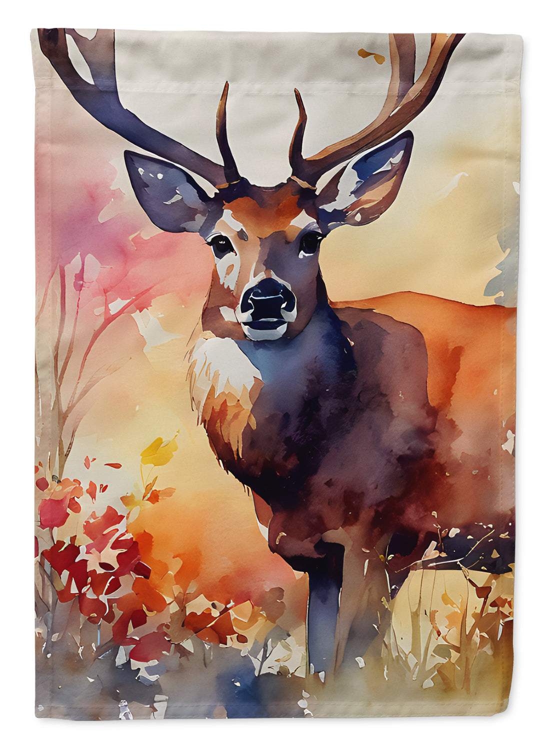 Deer Garden Flag - One Color / One Size - Home & Garden - Home Decor - Flags Banners & Accessories