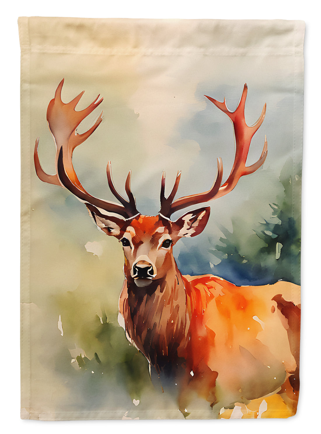 Deer Stag Garden Flag - One Color / One Size - Home & Garden - Home Decor - Flags Banners & Accessories
