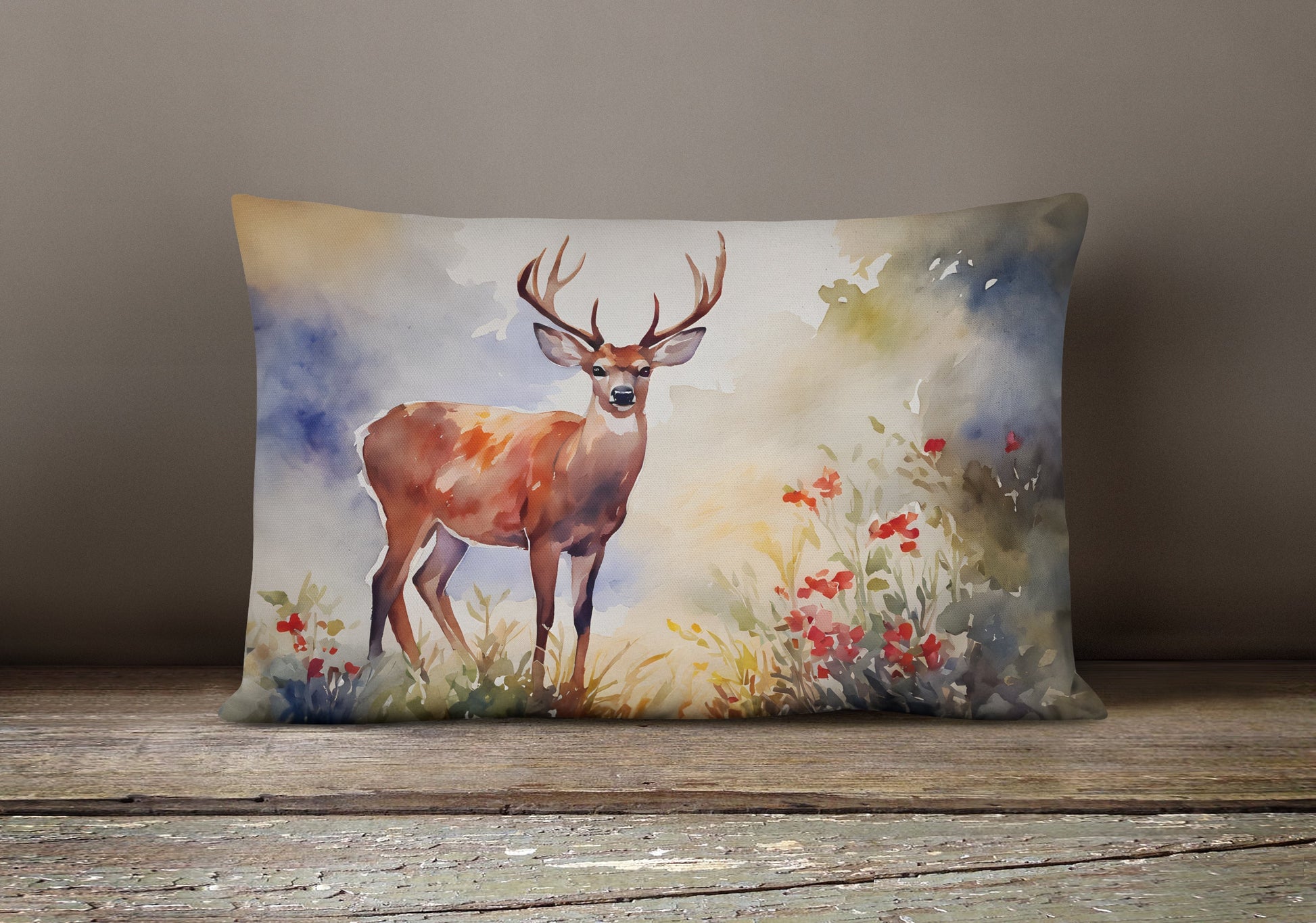 Deer Throw Pillow - One Color / One Size - Home & Garden - Home Textile - Pillows