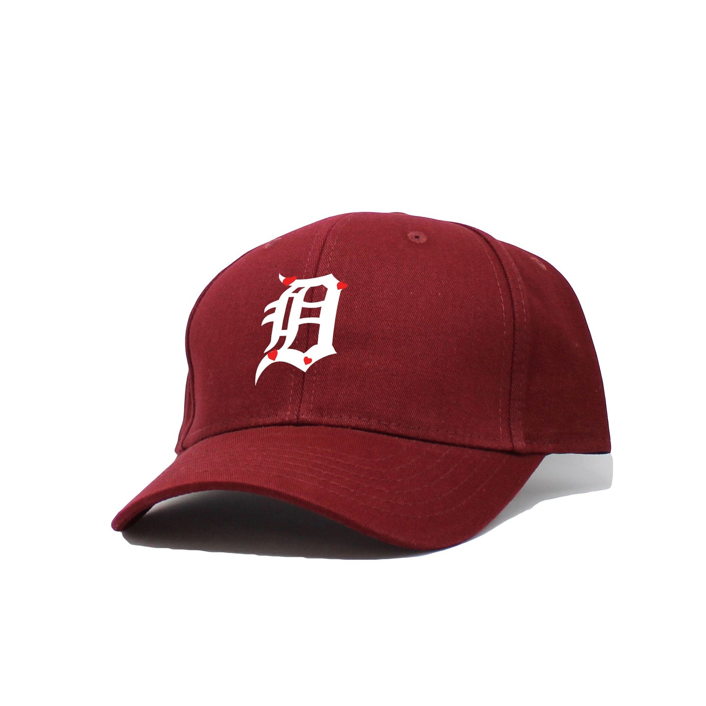 Detroit Hearts Dad Hat - Men’s Fashion - Men’s Accessories - Men’s Hats - Men’s Baseball Caps