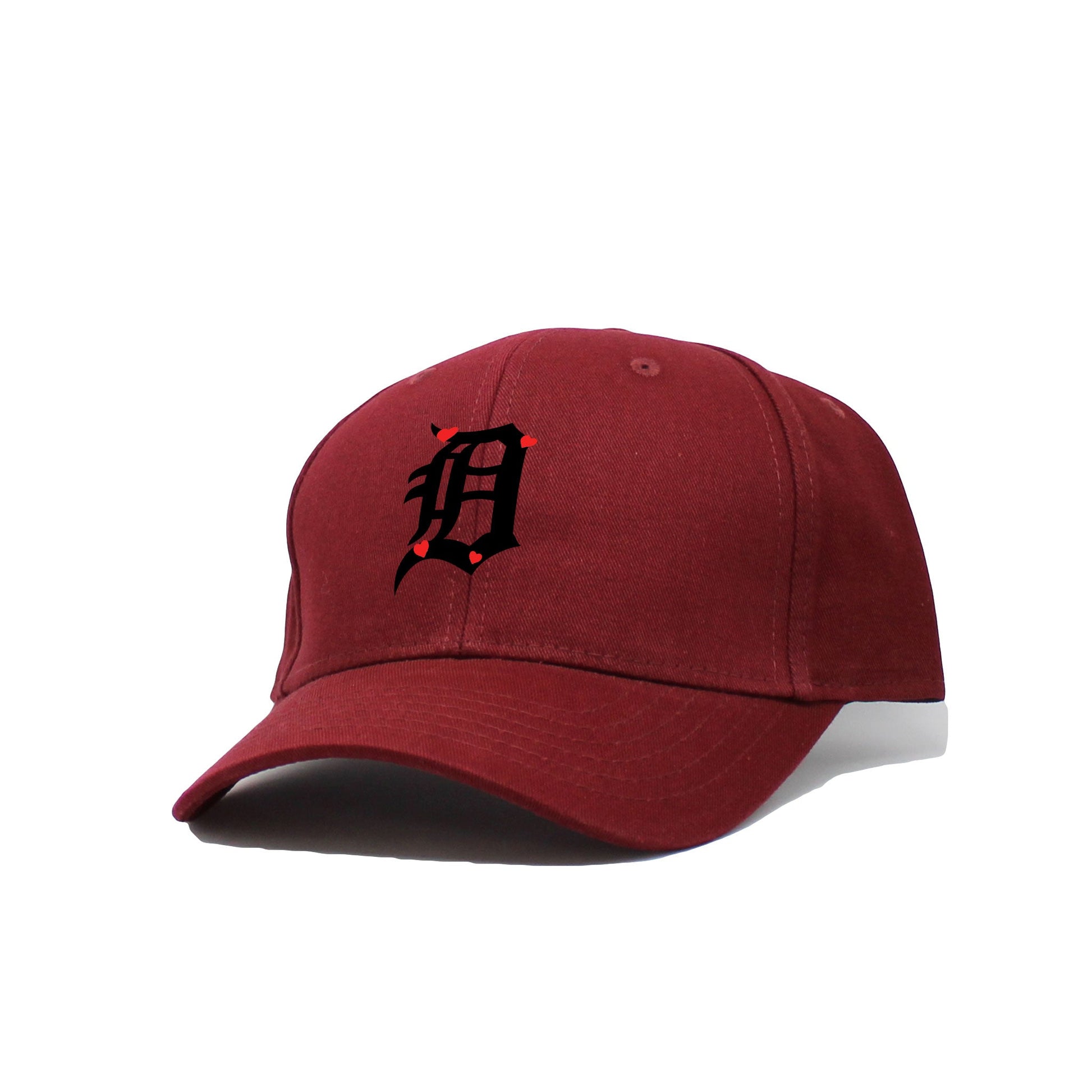 Detroit Hearts Dad Hat - Men’s Fashion - Men’s Accessories - Men’s Hats - Men’s Baseball Caps