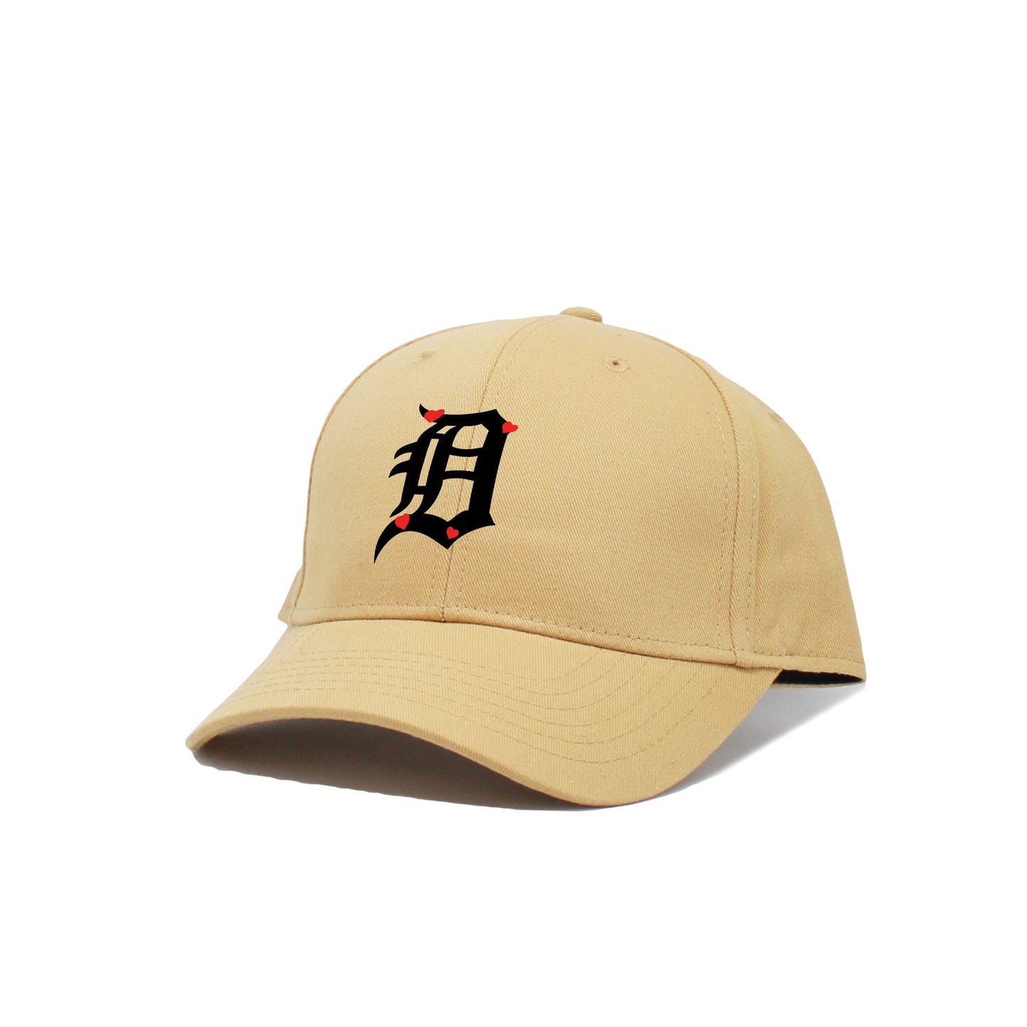 Detroit Hearts Dad Hat - Men’s Fashion - Men’s Accessories - Men’s Hats - Men’s Baseball Caps