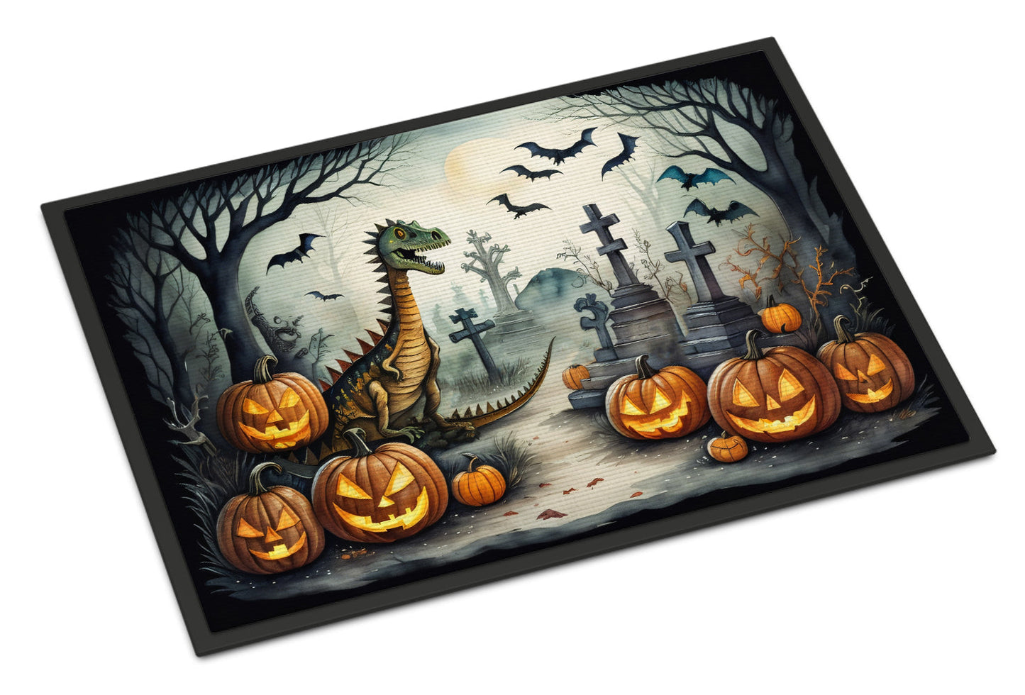 Dinosaurs Spooky Halloween Doormat - One Color / One Size - Home & Garden - Home Textile - Carpets & Rugs
