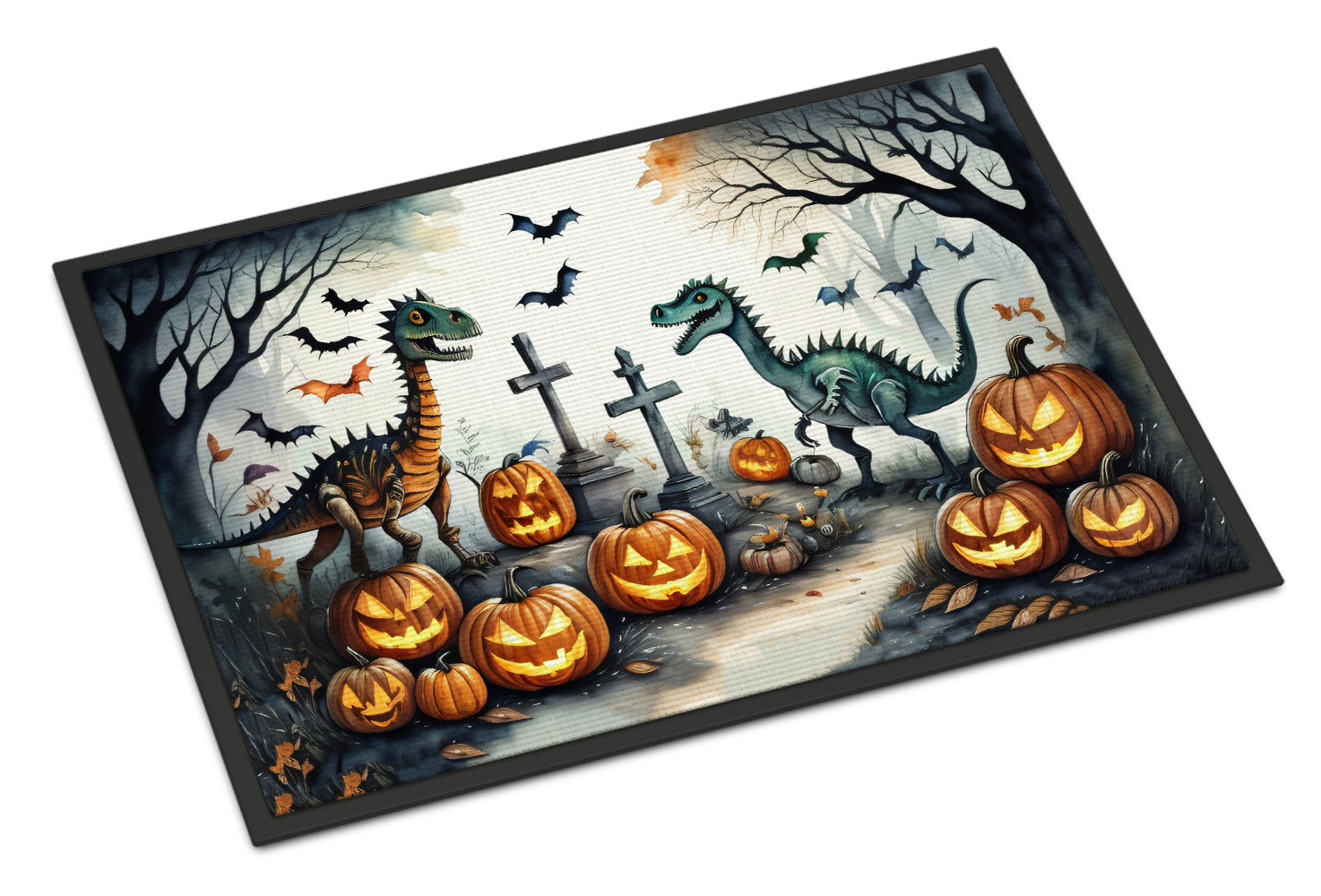 Dinosaurs Spooky Halloween Doormat - One Color / One Size - Home & Garden - Home Textile - Carpets & Rugs