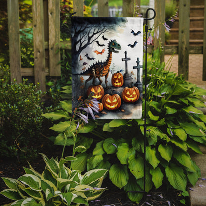 Dinosaurs Spooky Halloween Garden Flag - One Color / One Size - Home & Garden - Home Decor - Flags Banners & Accessories