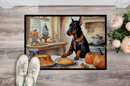 Doberman Pinscher Fall Kitchen Pumpkins Doormat - One Color / One Size - Home & Garden - Home Textile - Carpets & Rugs