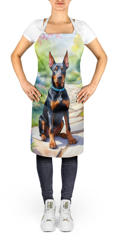 Doberman Pinscher Spring Path Apron - One Color / One Size - Home & Garden - Kitchen Dining & Bar - Table Decoration &