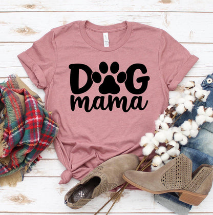 Dog Mama T-Shirt - Women’s Fashion - Women’s Clothing - Tops & Tees - T-Shirts