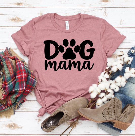 Dog Mama T-Shirt - Women’s Fashion - Women’s Clothing - Tops & Tees - T-Shirts