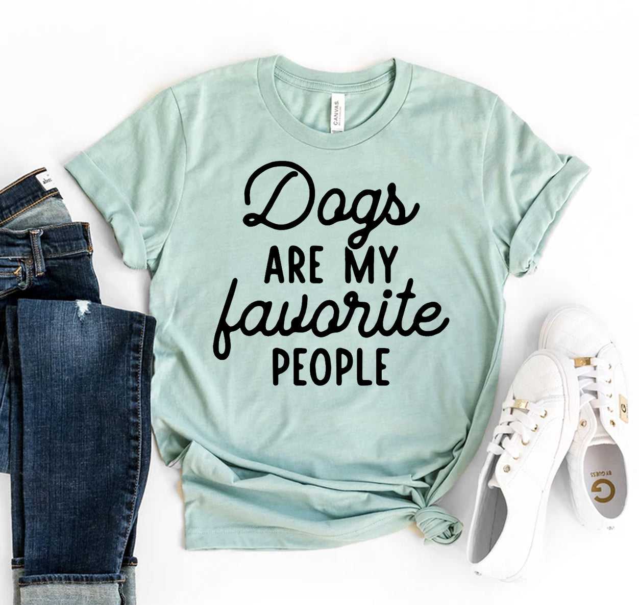Dogs Are My Favorite People T-Shirt - Women’s Fashion - Women’s Clothing - Tops & Tees - T-Shirts