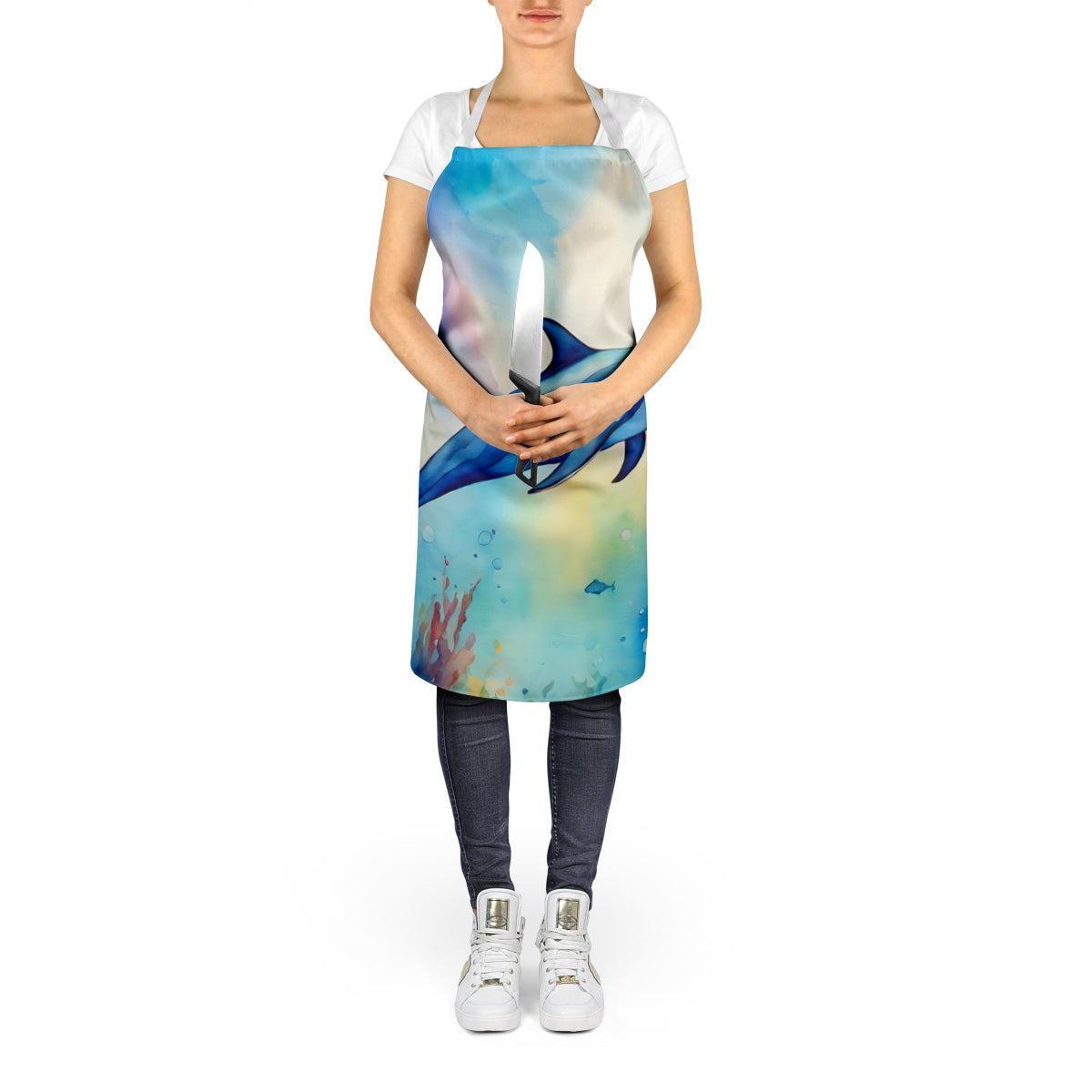 Dolphin Apron - One Color / One Size - Home & Garden - Kitchen Dining & Bar - Table Decoration & Accessories