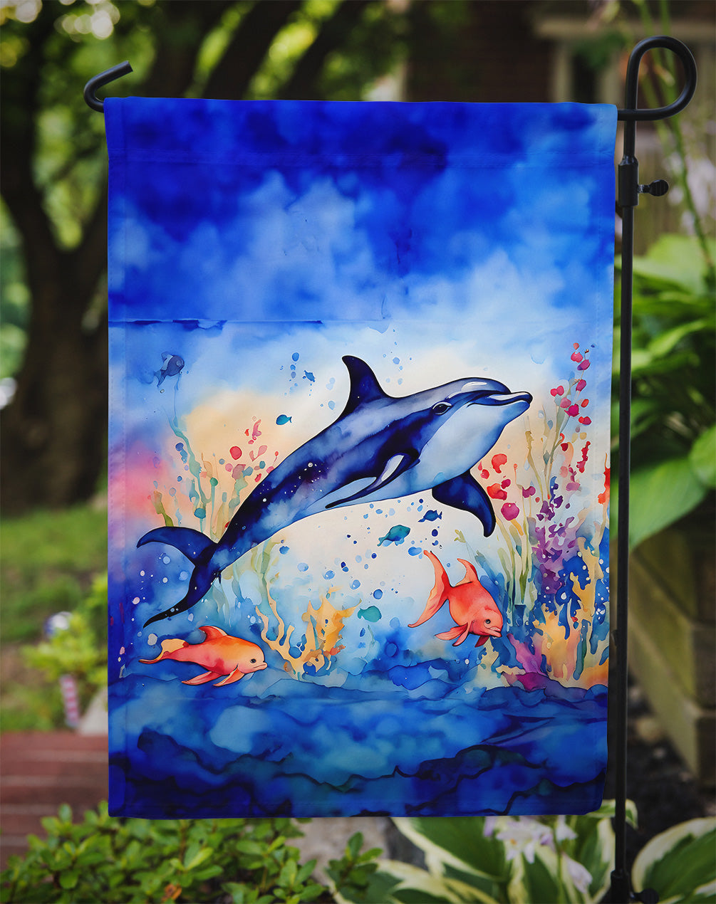 Dolphin Garden Flag - One Color / One Size - Home & Garden - Home Decor - Flags Banners & Accessories