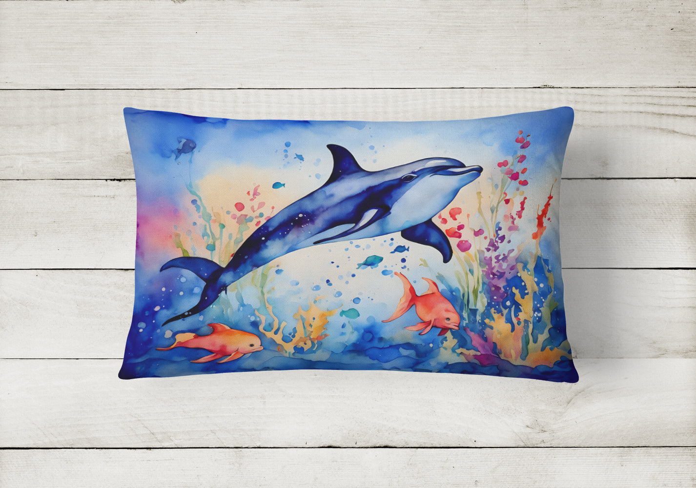 Dolphin Throw Pillow - One Color / One Size - Home & Garden - Home Textile - Pillows